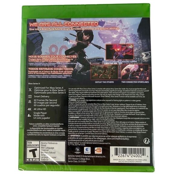 Scarlet Nexus Microsoft Xbox Series X-Xbox One. Brand New Factory Sealed - Picture 2 of 4